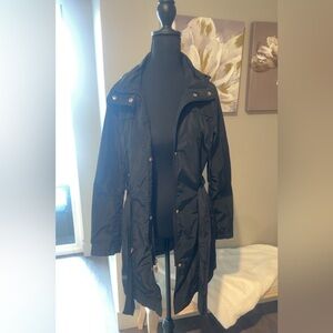 Ellen Tracy Black Foldable Lightweight Raincoat